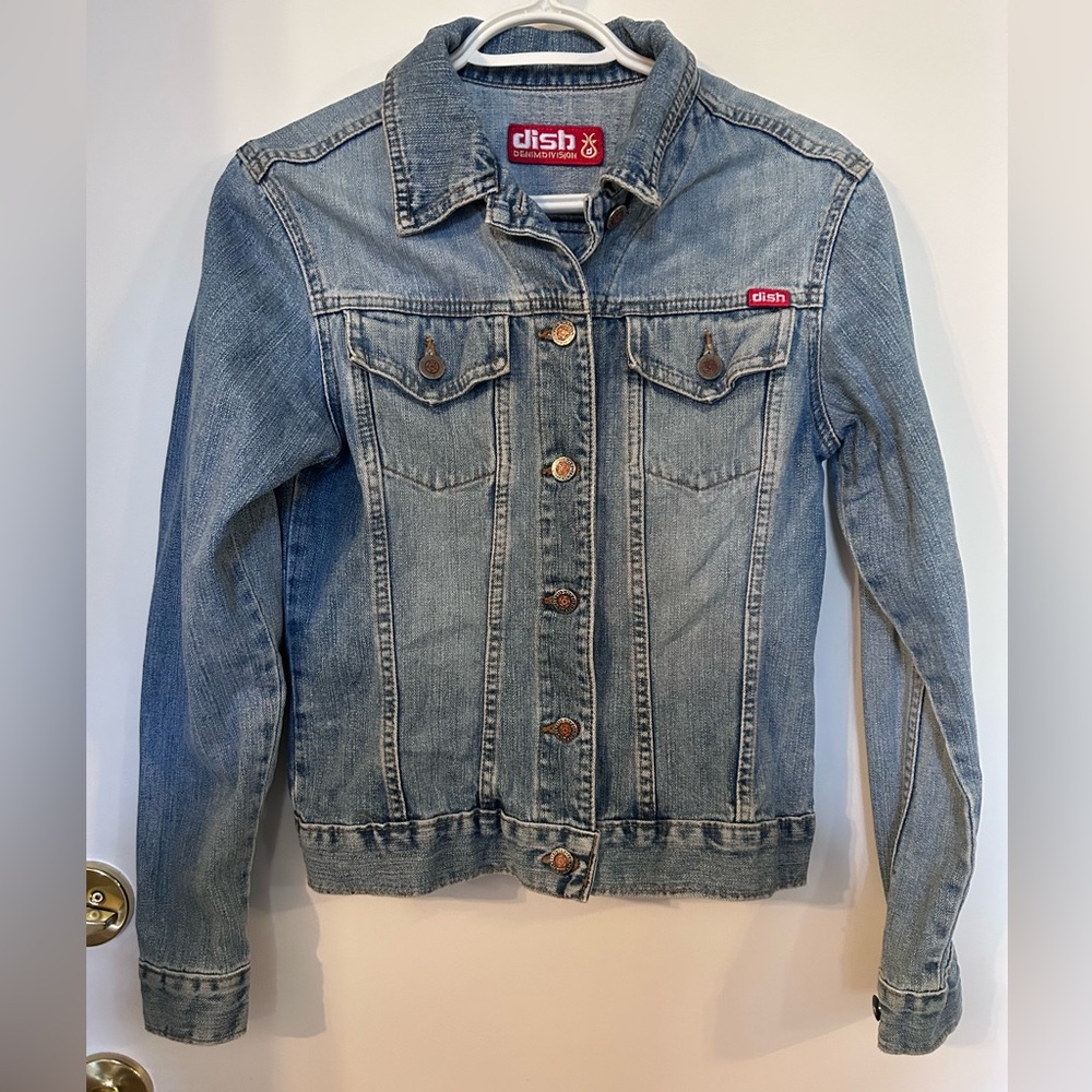 dish denim division Women’s Light Blue Denim Jacket size M